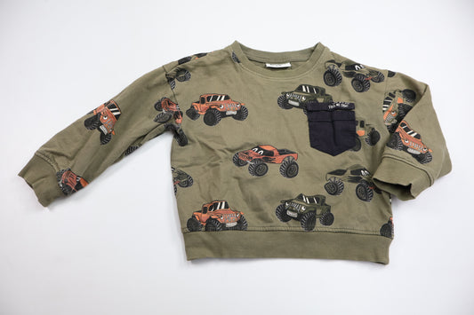 Sweatshirt från Kappahl - Storlek 86/92 - Grön