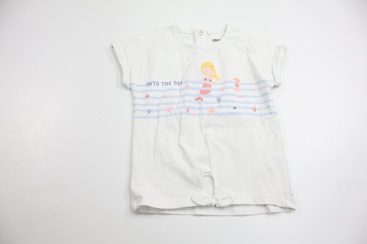 T-shirt från Orchestra - Storlek 86 - Vit