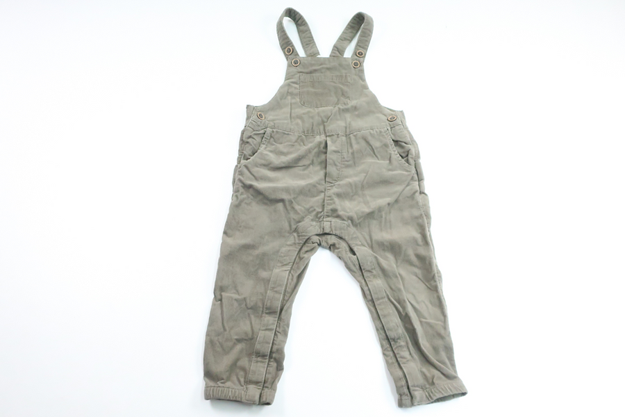 Hängselbyxor från Newbie - Storlek 86 - Grön