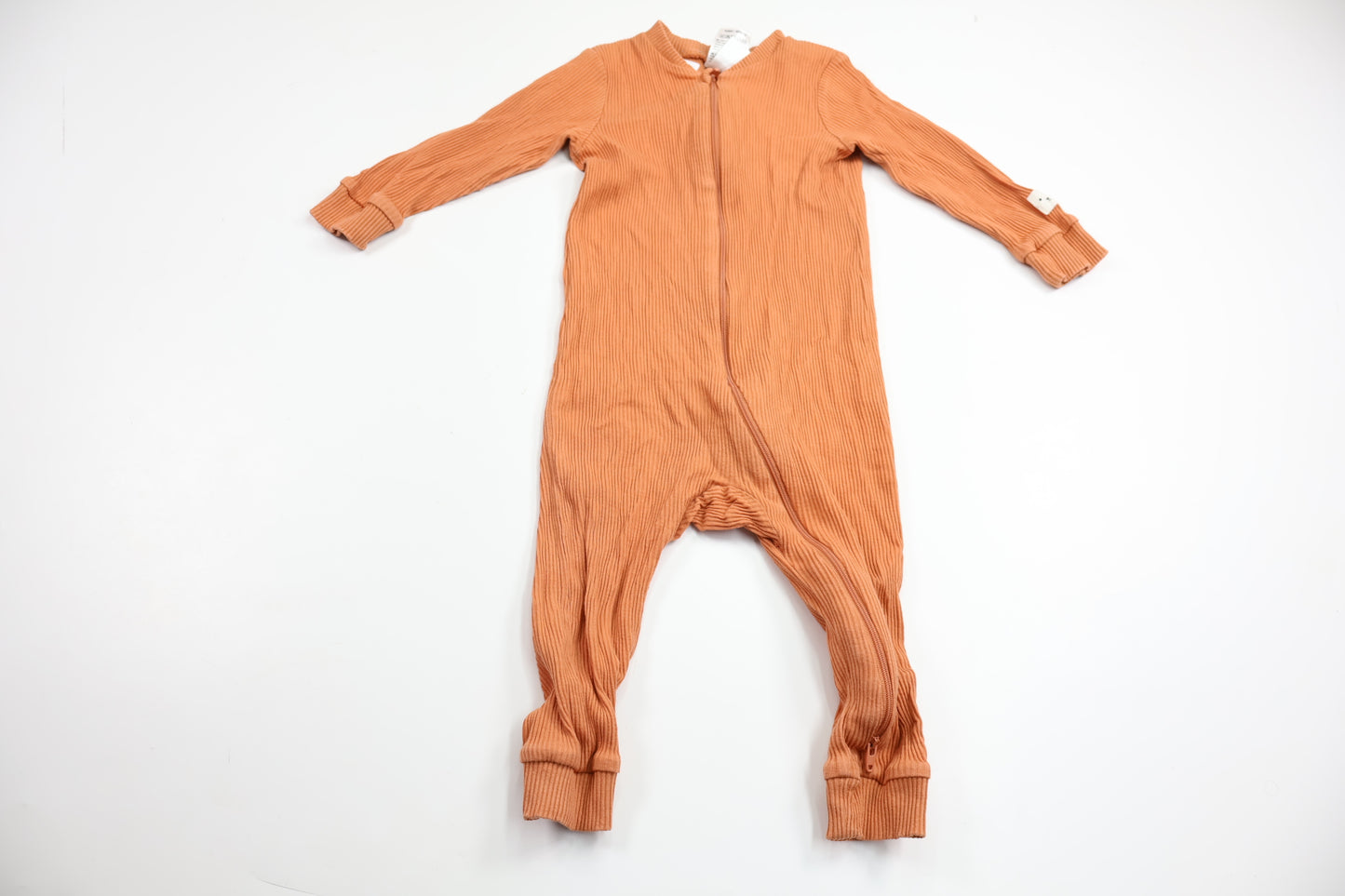 Ribbad pyjamas från Kappahl - Storlek 80 - Orange