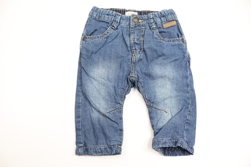 Fodrade byxor från Newbie - Storlek 62 - Denim