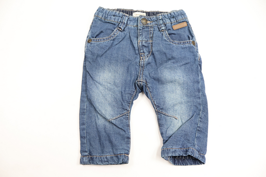 Fodrade byxor från Newbie - Storlek 62 - Denim