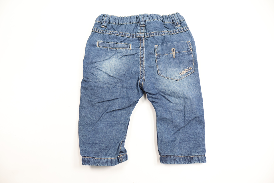 Fodrade byxor från Newbie - Storlek 62 - Denim
