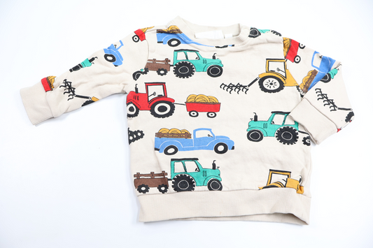 Sweatshirt från Denim Day - Storlek 74 - Beige