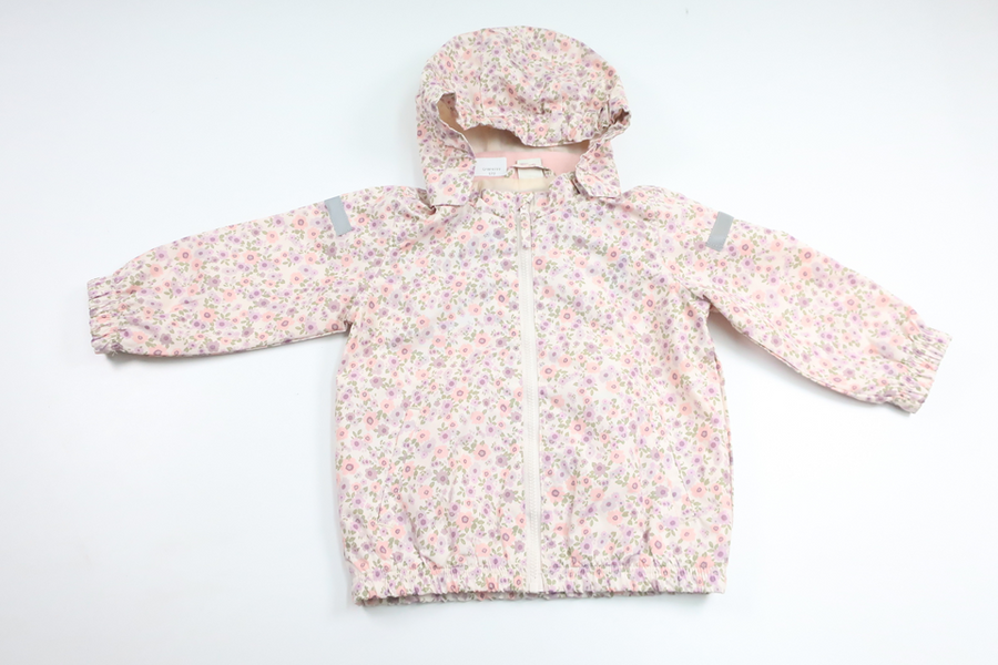 Blommig skaljacka från Lindex - Storlek 86 - Rosa