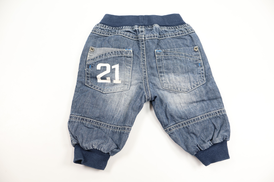Fodrade jeansbyxor från FIX by Lindex - Storlek 62 - Denim