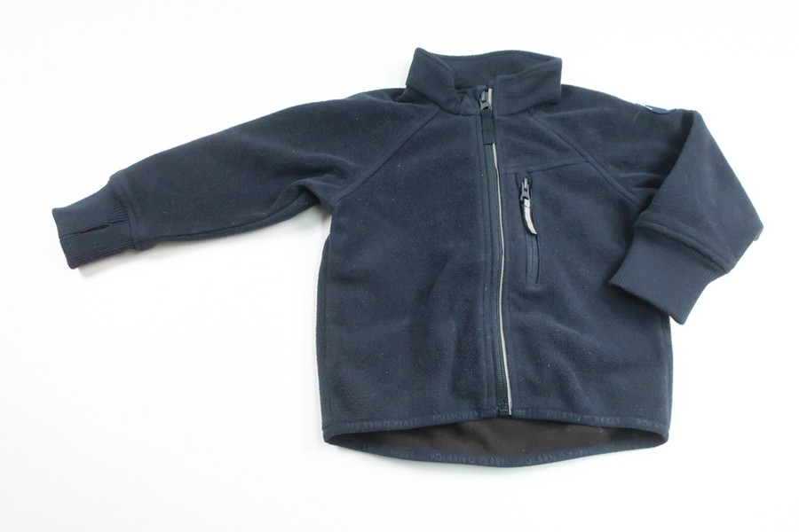 Vindfleece jacka från Polarn o. Pyret - Storlek 86 - Marinblå