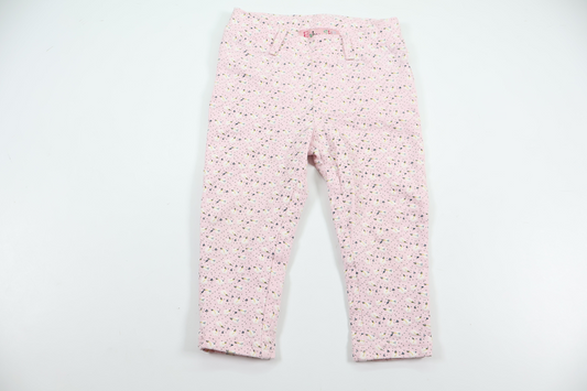 Blommiga byxor från Baby Skill - Storlek 74 - Rosa