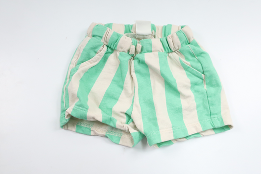 Randiga short från Lindex - Storlek 62 - Grön