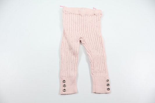 Stickade byxor från Åhléns - Storlek 74/80 - Rosa