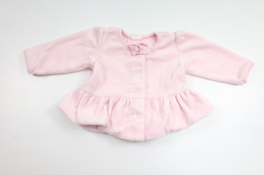 Kofta i fleece från H&M - Storlek 62 - Rosa