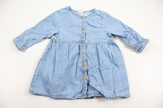 Klänning från H&M - Storlek 74 - Denim