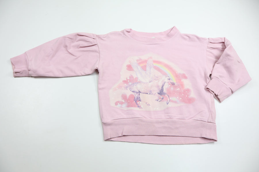 Sweatshirt från Lindex - Storlek 110 - Rosa