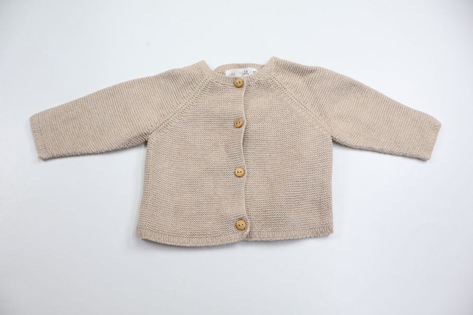 Stickad kofta från Zara - Storlek 62 - Beige