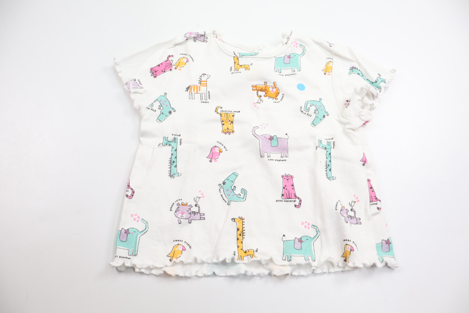 Pyjamas tröja från Fagottino - Storlek 86 - Vit