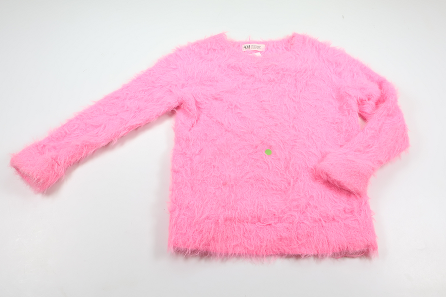 Lurvig tröja från H&M - Storlek 134/140 - Rosa
