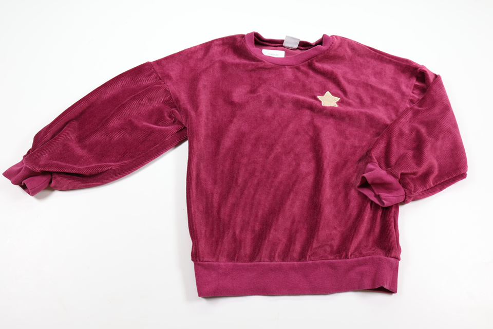 Tröja i fleece från Next - Storlek 116 - Lila