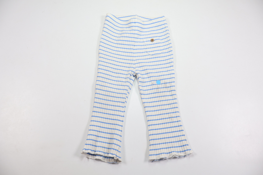 Ribbade byxor från Primark - Storlek 86 - Vit