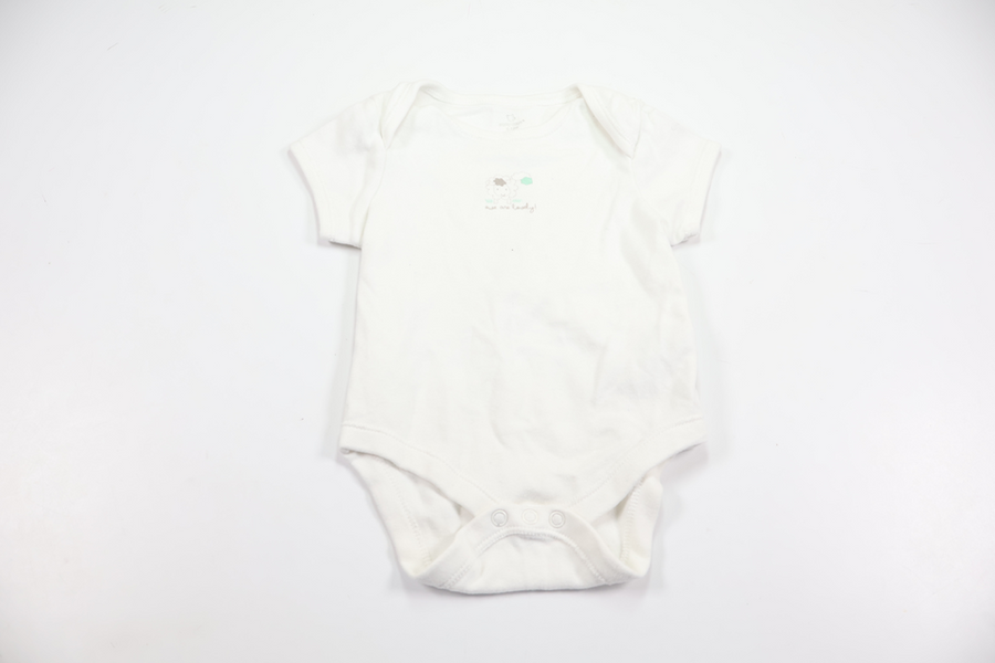 Body från Early Days - Storlek 74 - Vit