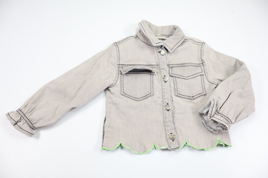 Jeansjacka från Panco - Storlek 92 - Grå