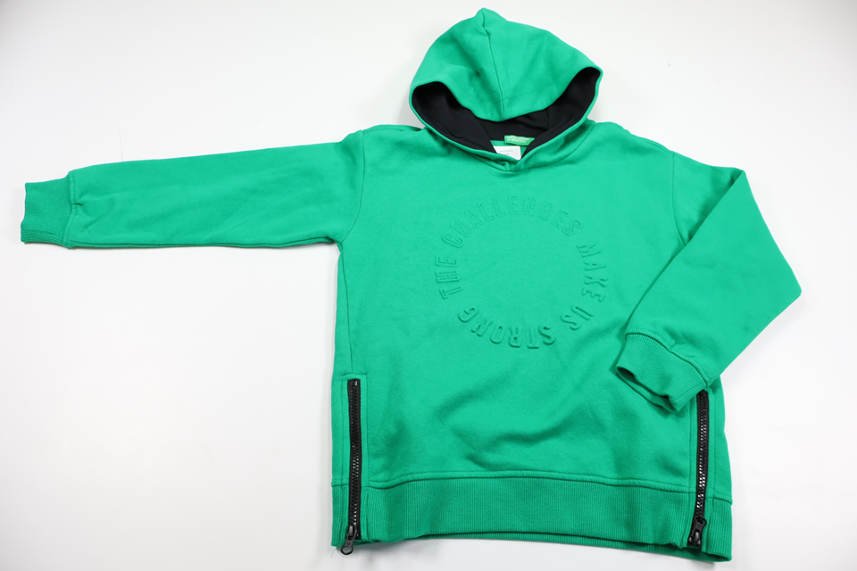 Huvtröja från United Colors of Benetton - Storlek 130 - Grön