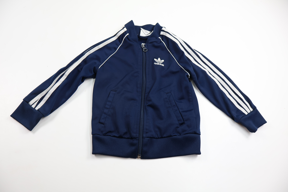 Träningsjacka från Adidas - Storlek 92 - Marinblå