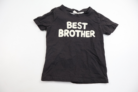 T-shirt "Best Brother" från Denim Day - Storlek 92 - Grå