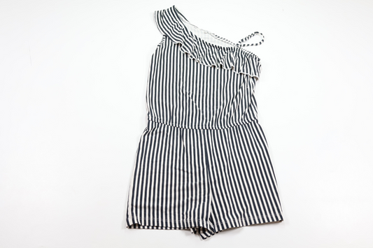 Randig jumpsuit från Name It - Storlek 128 - Svart