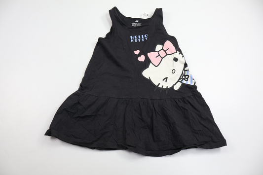 Klänning med Hello Kitty från H&M - Storlek 98/104 - Grå