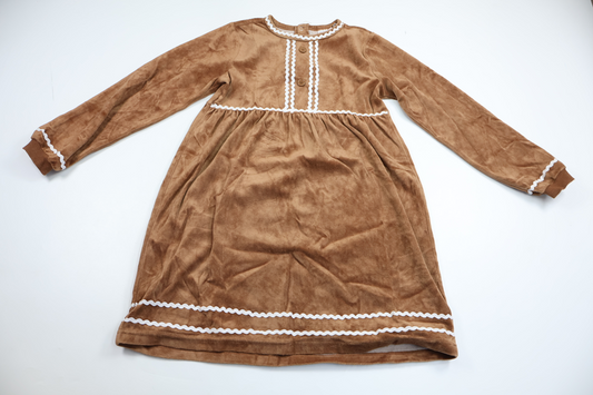 Pepparkaksklänning från Åhléns - Storlek 134/140 - Brun