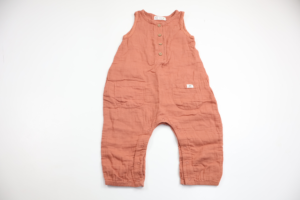 Jumpsuit från Cubus - Storlek 86 - Brun