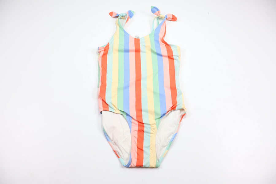 Randig baddräkt från Lindex - Storlek 134/140 - Multi