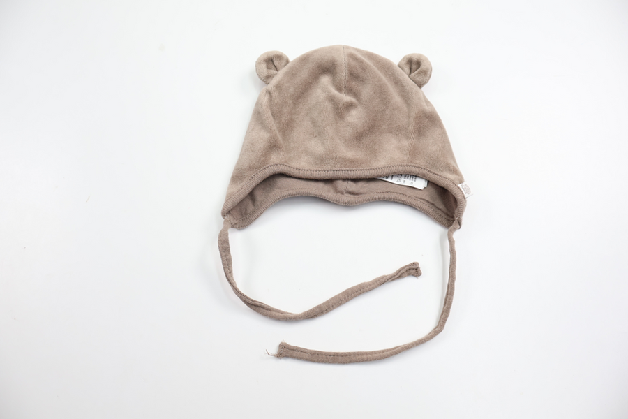 Mössa i fleece från H&M - Storlek 50 - Beige