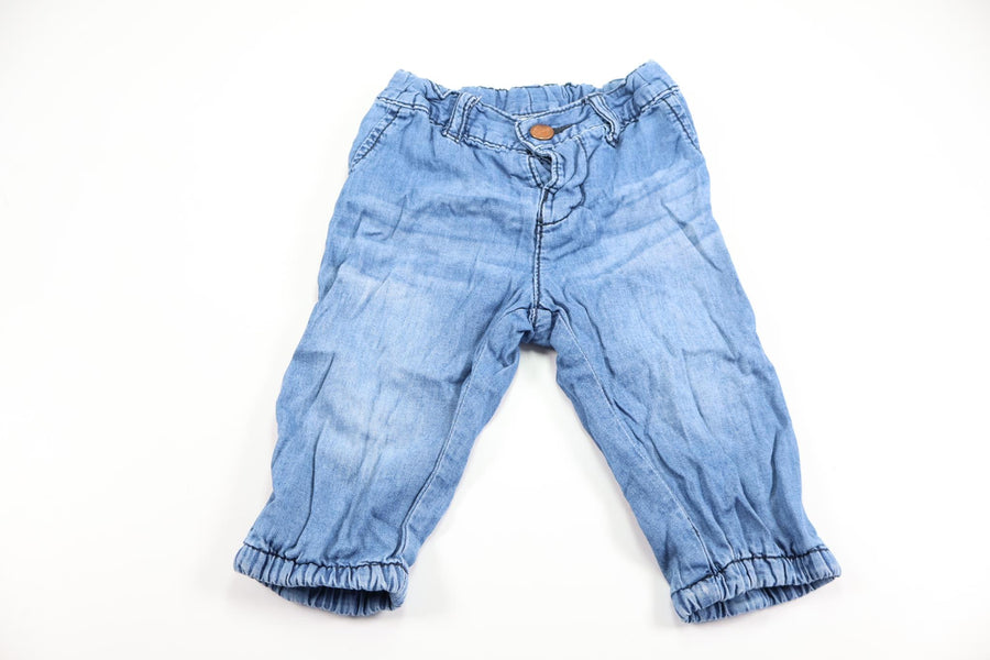 Fodrade byxor från Lindex - Storlek 62 - Denim