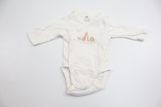 Omlottbody från H&M - Storlek 44 - Vit