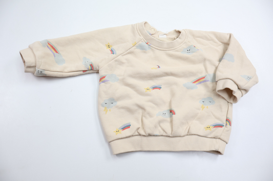 Sweatshirt från Åhléns - Storlek 74 - Beige