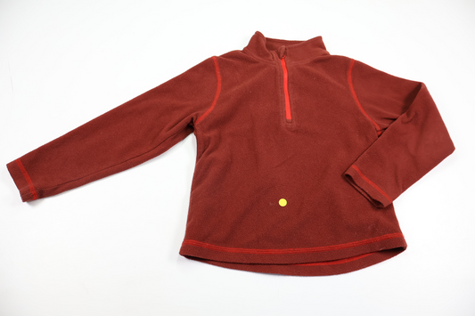 Tröja i fleece från Line One - Storlek 110/116 - Vinröd