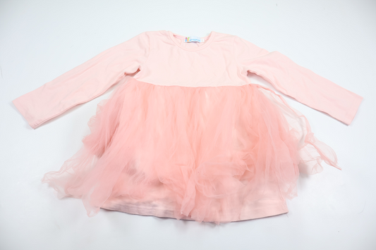 Tröja med tyll från Sun Moon Kids - Storlek 110 - Rosa
