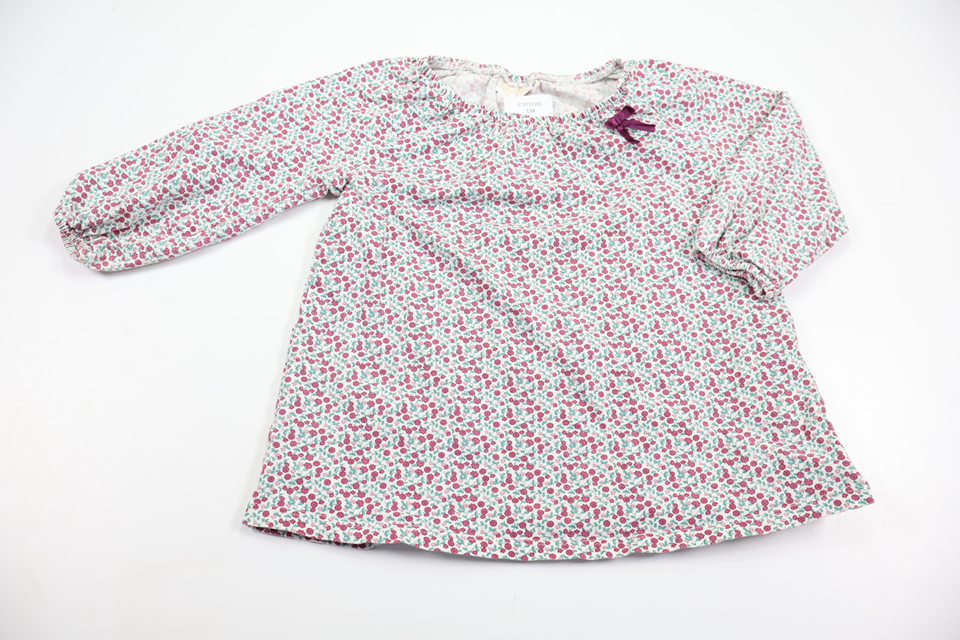 Blommig klänning från Lindex - Storlek 80 - Rosa