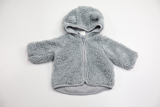 Munkjacka i fleece från H&M - Storlek 56 - Blå