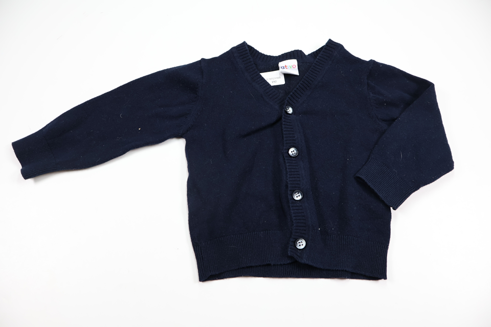 Stickad kofta från Ativo - Storlek 80 - Marinblå