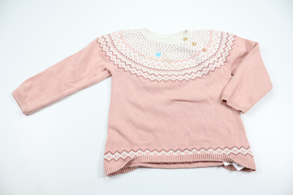 Stickad tröja från H&M - Storlek 86 - Rosa