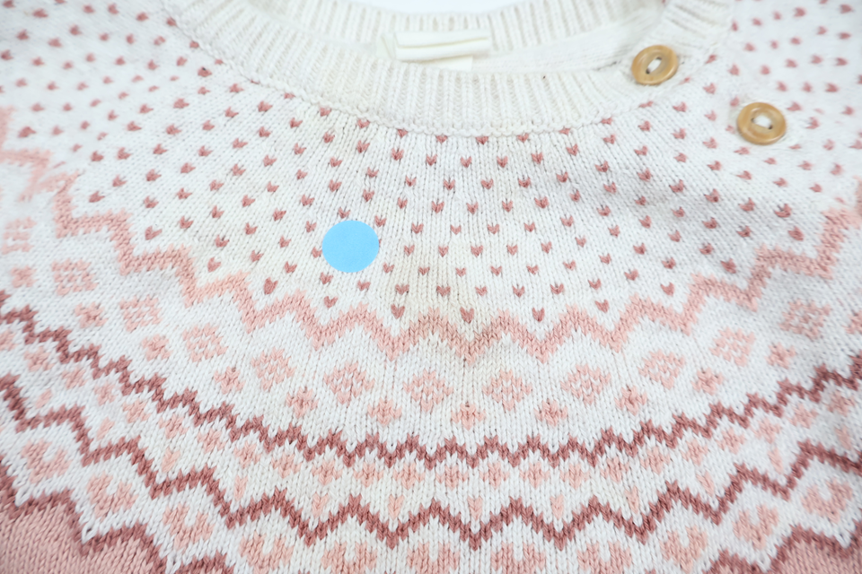 Stickad tröja från H&M - Storlek 86 - Rosa