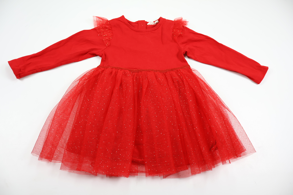 Tyllklänning från Kappahl - Storlek 80 - Röd