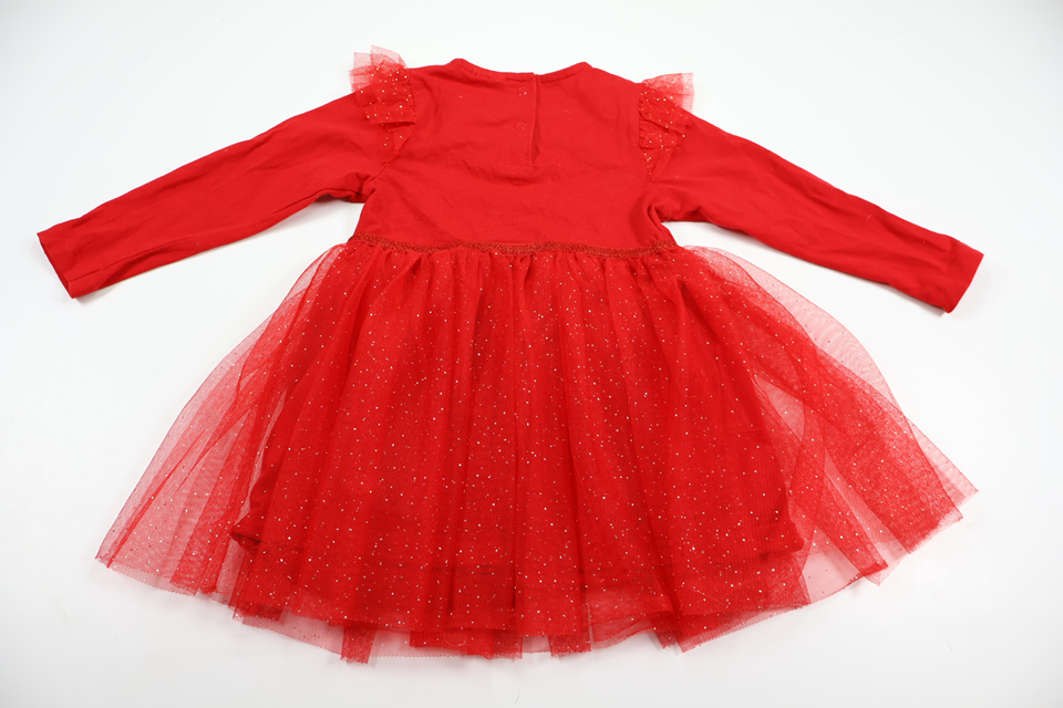 Tyllklänning från Kappahl - Storlek 80 - Röd