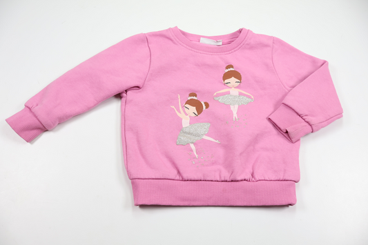 Sweatshirt från Name It - Storlek 86 - Rosa