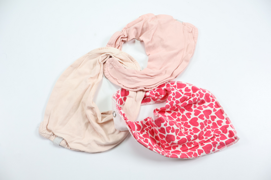 Tre pack haklappar från H&M - Storlek One size - Rosa