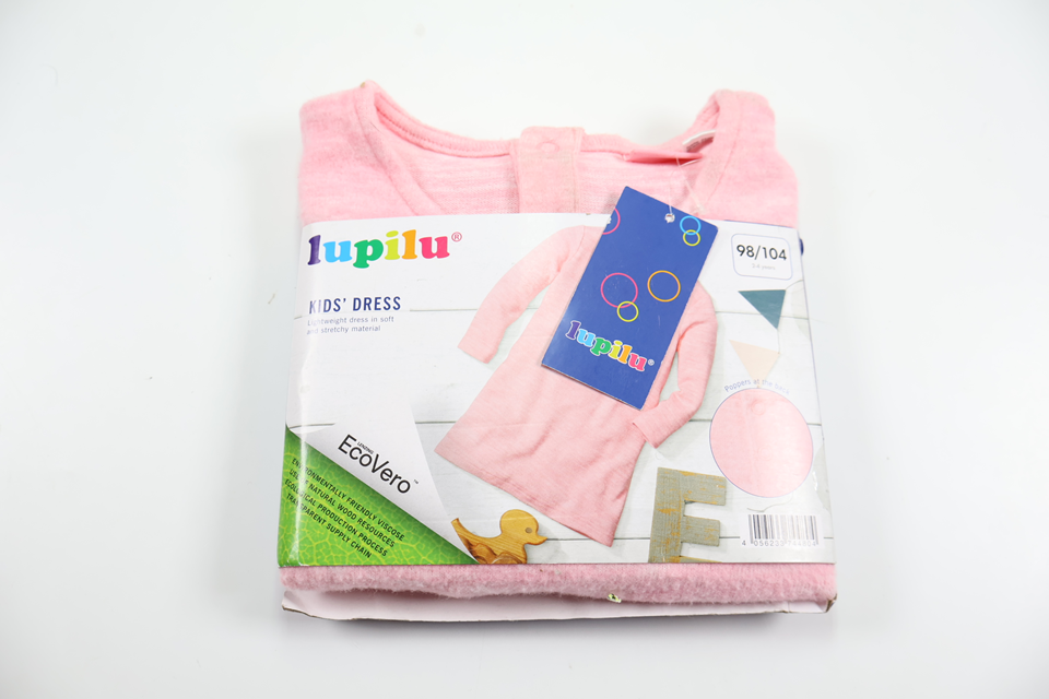 Mjuk klänning från Lupilu - Storlek 98/104 - Rosa