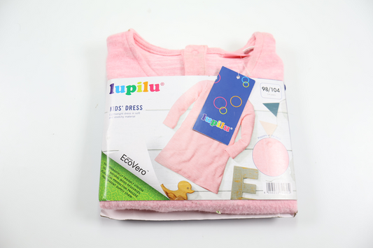 Mjuk klänning från Lupilu - Storlek 98/104 - Rosa