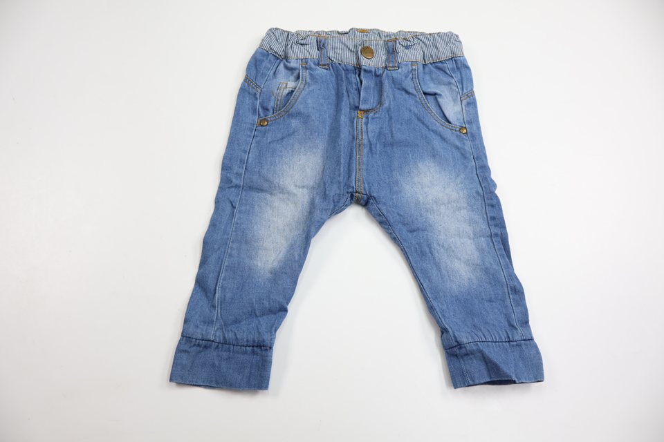 Fodrade jeansbyxor från Lindex - Storlek 68 - Denim
